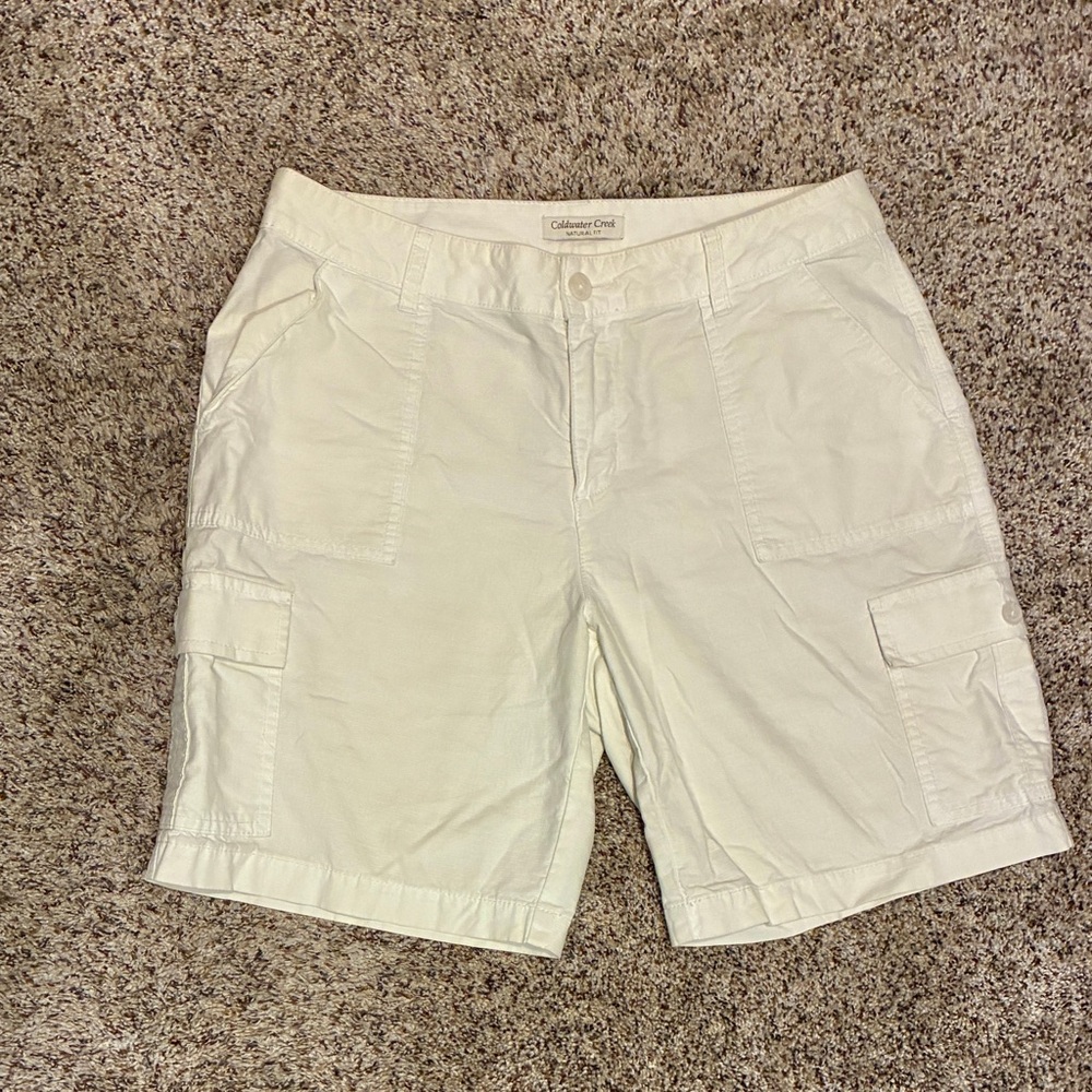 Coldwater Creek White Cargo Shorts